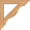 Ekena Millwork Funston Traditional Smooth Bracket w/ Offset Brace, Western Red Cedar, 5 1/2"W x 28"D x 28"H BKT0604X28X28FST01SWR - alternate 4